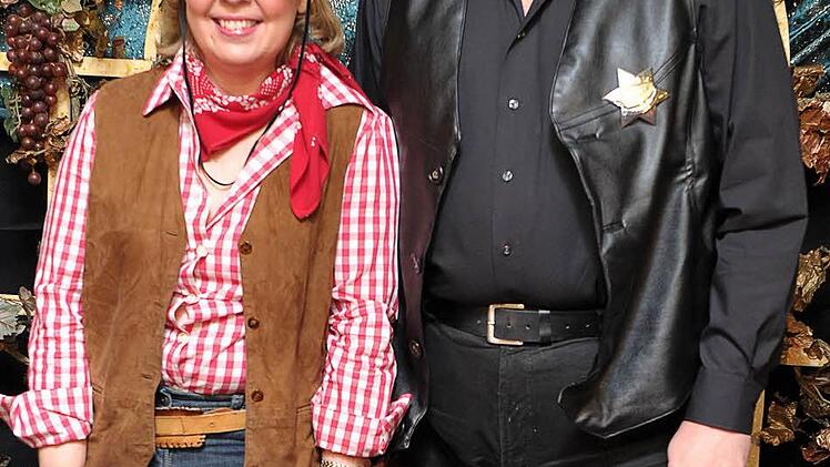 Joachim Herrmann (2010) als Cowboy. Foto: David Ebener, dpa