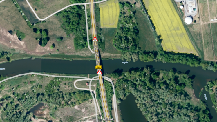 Pettstadt: Halbseitige Sperrung der Br&uuml;cke an B505 Anfang November
