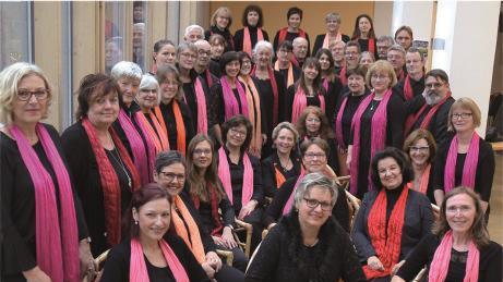 Die S&auml;nger aus Ilmm&uuml;nster treten in Kronach auf beim Gospelkonzert. Foto: privat
