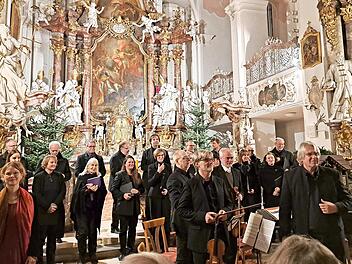 Das Ensemble Vokal Münnerstadt.