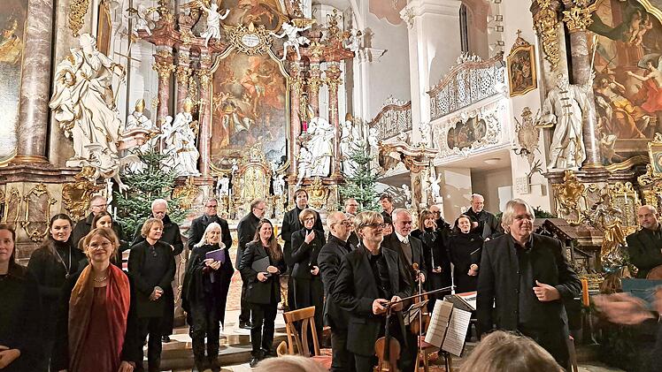 Das Ensemble Vokal Münnerstadt.