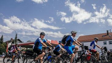 Impressionen von der BR-Radltour 2017    Foto: privat