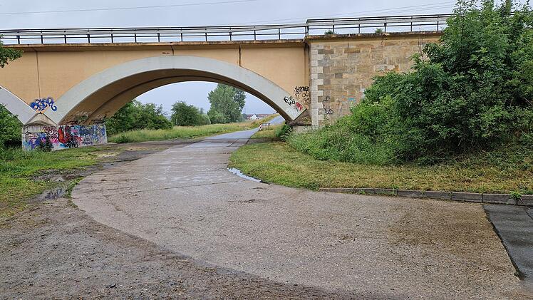 Die Achterbr&uuml;cke bei Hallstadt