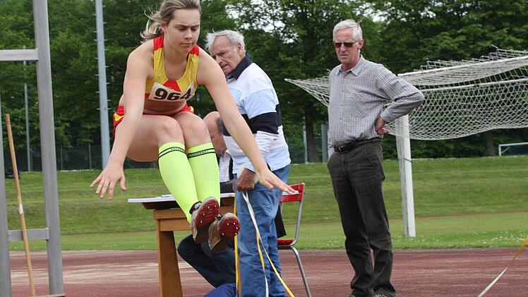 Soraya Framke (ASV Erfurt), außer Konkurrenz am Start