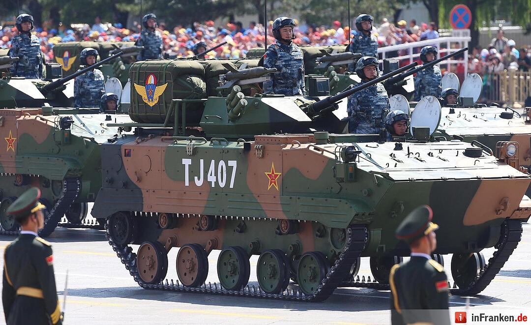 Militärparade in China