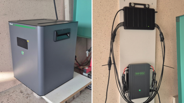 Der Maxxicharge 5.0 im Zusammenspiel mit der CCU – die Steuerungszentrale in Martins Carport.