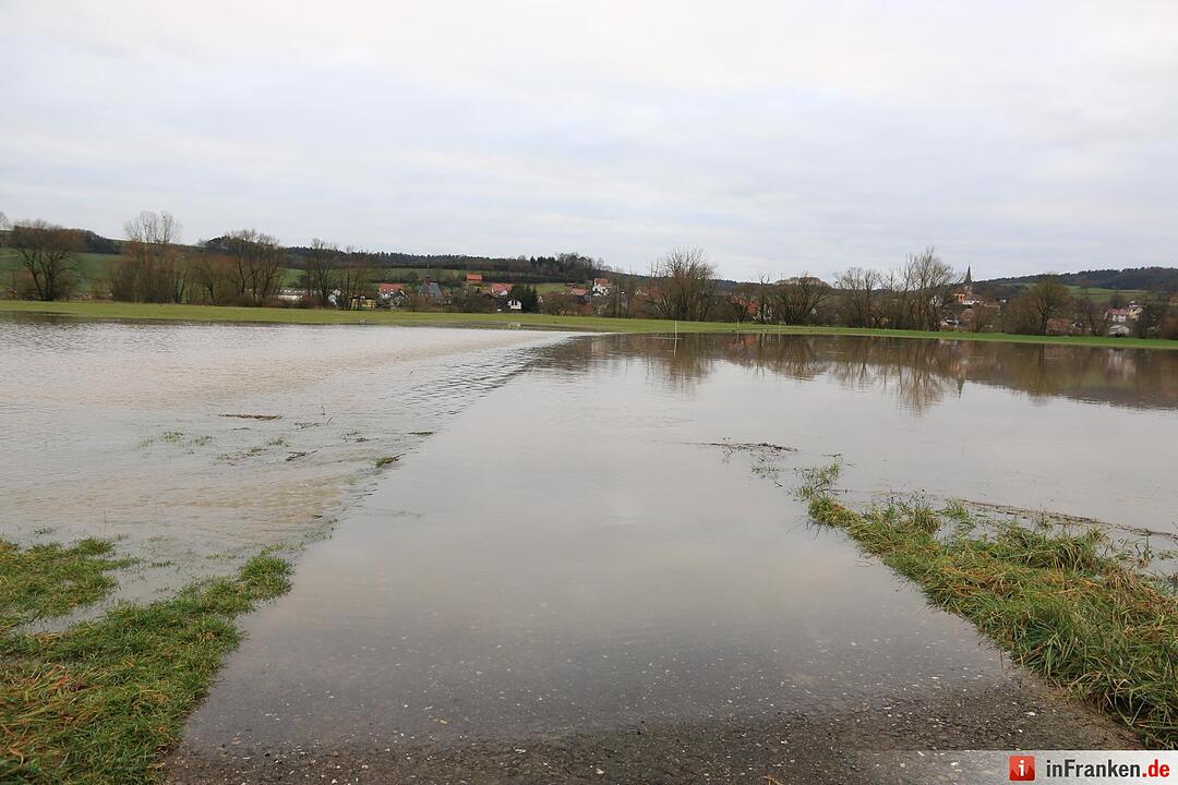 Überschwemmung in Oberfranken - Mürsbach