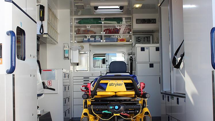 Symbolbild: Rettungswagen von innen