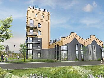 Der neue Erba-Turm nach den Plänen von Matthias Bornhofen Foto: Bornhofen Architekten