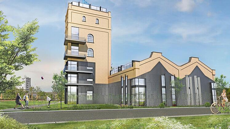 Der neue Erba-Turm nach den Plänen von Matthias Bornhofen Foto: Bornhofen Architekten
