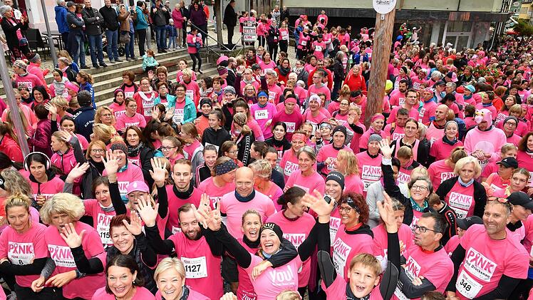 Pinklauf 2019 in Bad Brückenau Foto: Ronald Rinklef