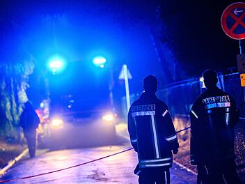 Brand in Nürnberg-Galgenhof am Donnerstagabend (8. 12. 2022)