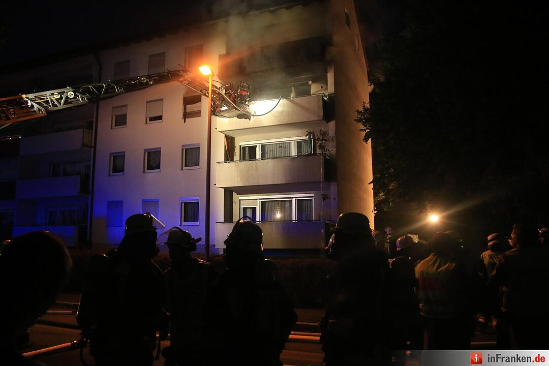 Brand in Mehrfamilienhaus in Memmelsdorf