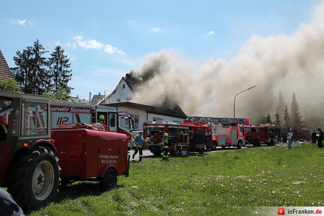 Feuer in Schneckenlohe
