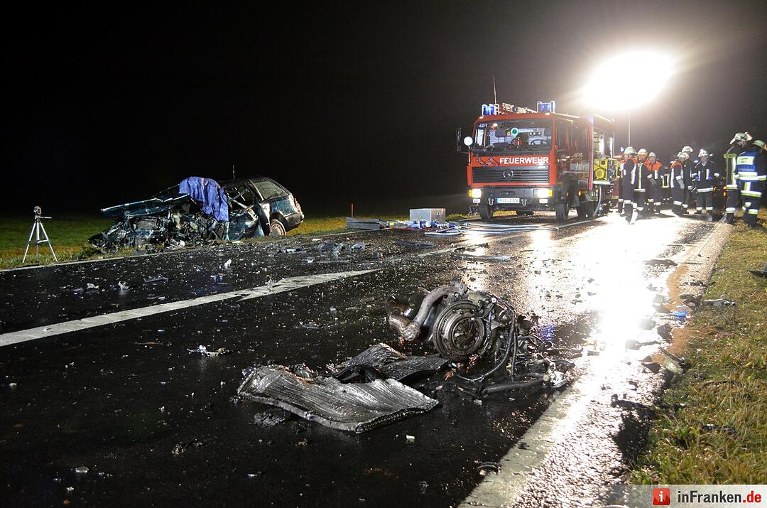 Zwei Tote bei Unfall in Unterfranken