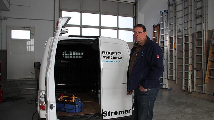 Beim Aufladen.  Foto: Ulrike Müller