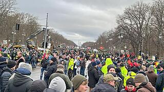 Bauernproteste - Großkundgebung in Berlin