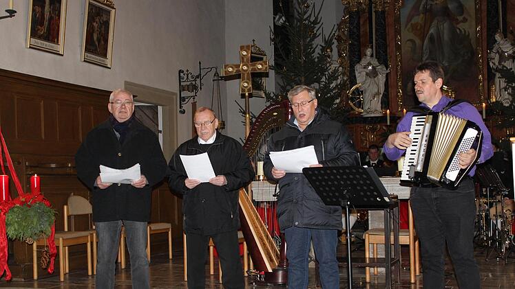 Die "Amsigallen" traten das erste Mal bei der Zeiler Weihnacht auf.Christiane Reuther