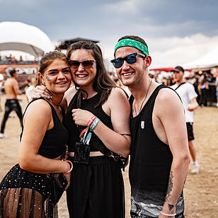 Beste Partystimmung auf dem Festival-Gelände!