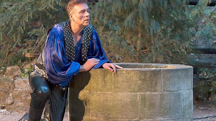 Impressionen vom "Zigeunerbaron" auf der Waldbühne Heldritt. Szene mit Harrie van der Plas..Foto: Albert Höchstädter