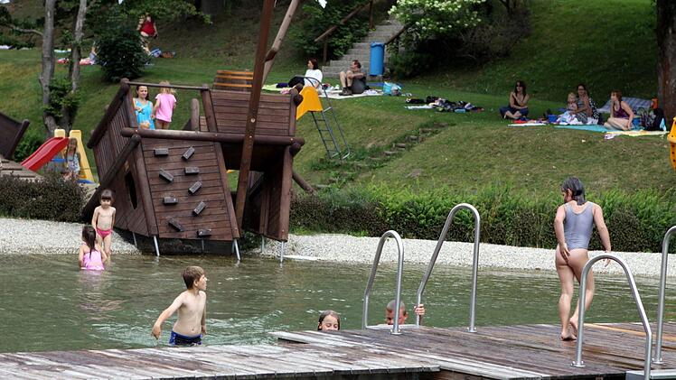 Das Nordhalbener Naturbad gehört zu den schönsten Freizeiteinrichtungen in der Region. Foto: Michael Wunder