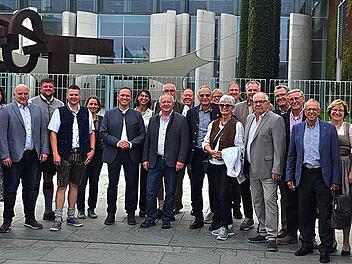 Das Bundeskanzleramt steht Besuchern normalerweise nicht offen. Für die Delegation aus dem Landkreis Bad Kissingen gab es jedoch eine Ausnahme.