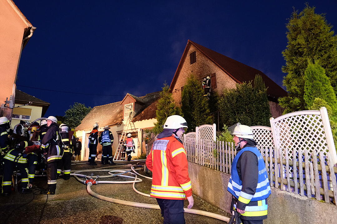Ein Verletzter bei Brand im Nürnberger Land