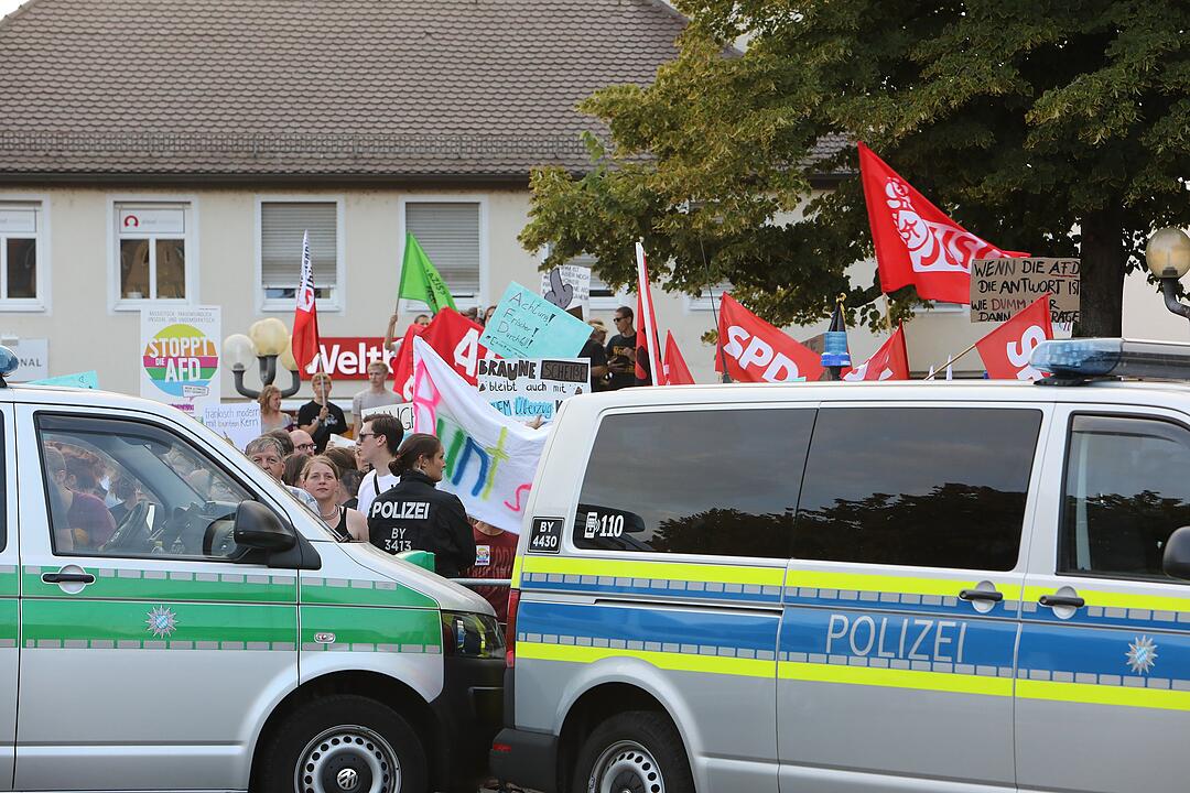 Björn Höcke in Forchheim: Demonstrationen gegen AfD-Politiker