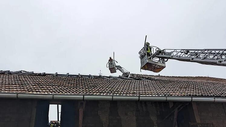Kaltensondheim: Großbrand in dicht bebautem Ortskern - "hätte sich ausbreiten können"