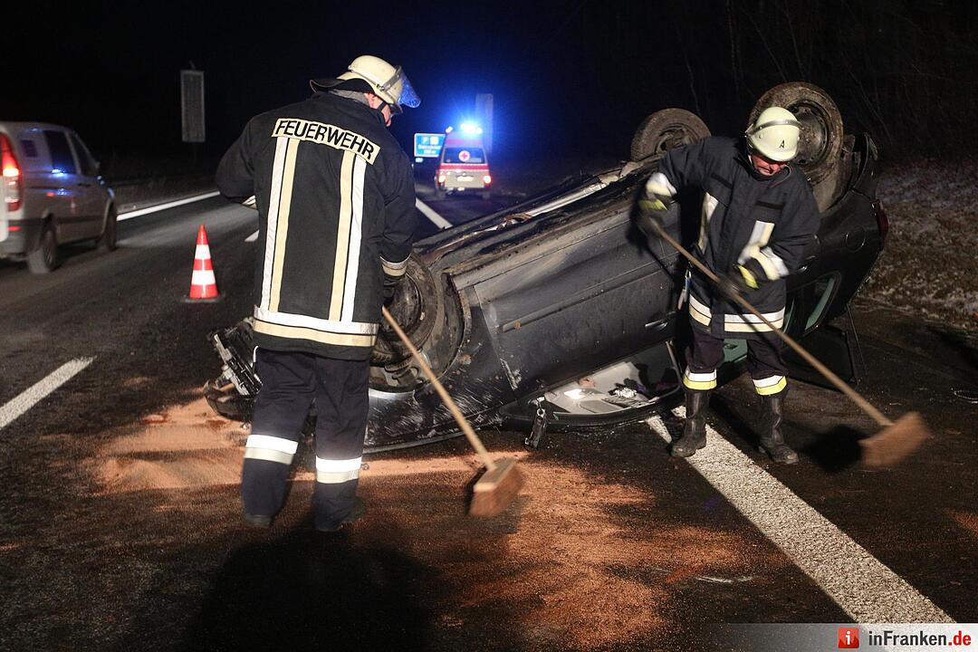 Schwerer Unfall auf der A70