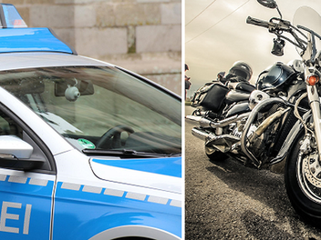 Symbolbild: Polizei, Motorrad
