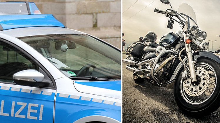 Symbolbild: Polizei, Motorrad