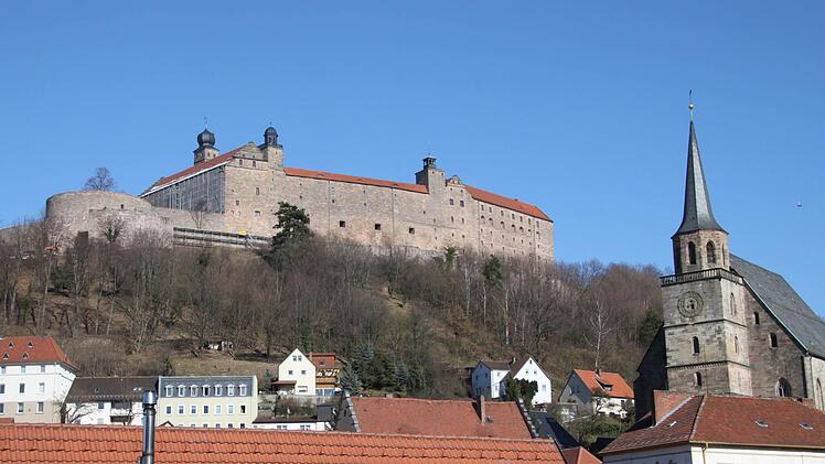 Und die Plassenburg zeigt sich in vollem Sonnenschein.