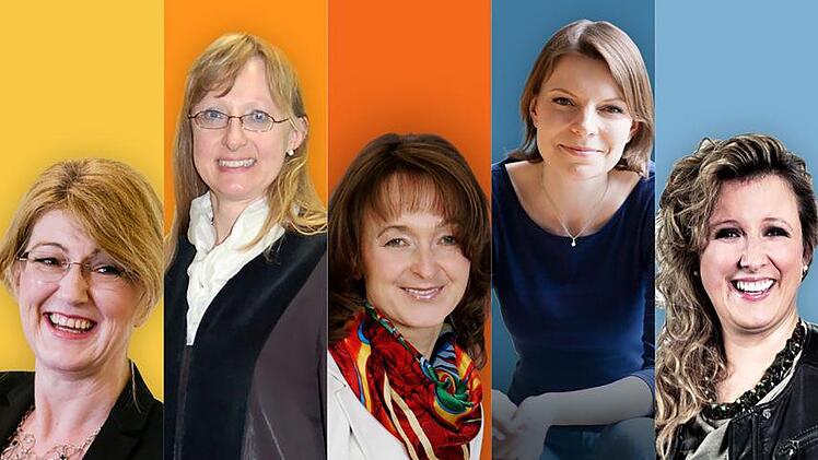 Frauen in Führungspositionen aus dem Landkreis Lichtenfels: Karin Pfadenhauer, Ulrike Barausch, Christine Frieß, Emmi Zeulner und Jeannine Merkl (v.l.)