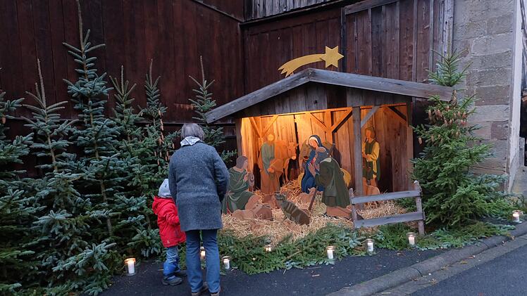 Krippe am Ritterkeller. Foto: Philipp Bauernschubert
