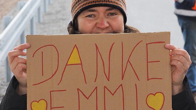 Viele Stadtsteinach dankten vor allem der Bundestagsabgeordneten Emmi Zeulner.