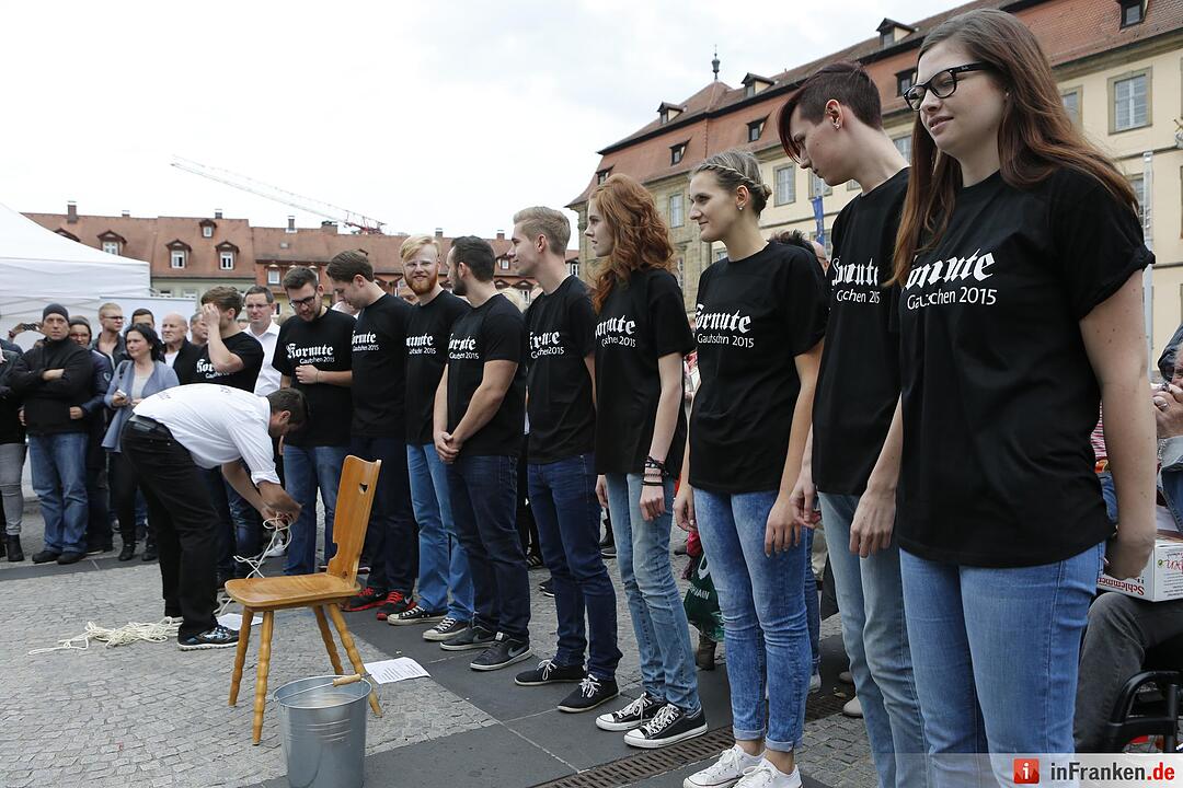Gautschfeier 2015 der Mediengruppe Oberfranken in Bamberg