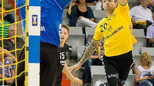 Der HSC 2000 Coburg gewann sein erstes Heimspiel und ist wieder auf Kurs. Foto: Albert Höchstädter