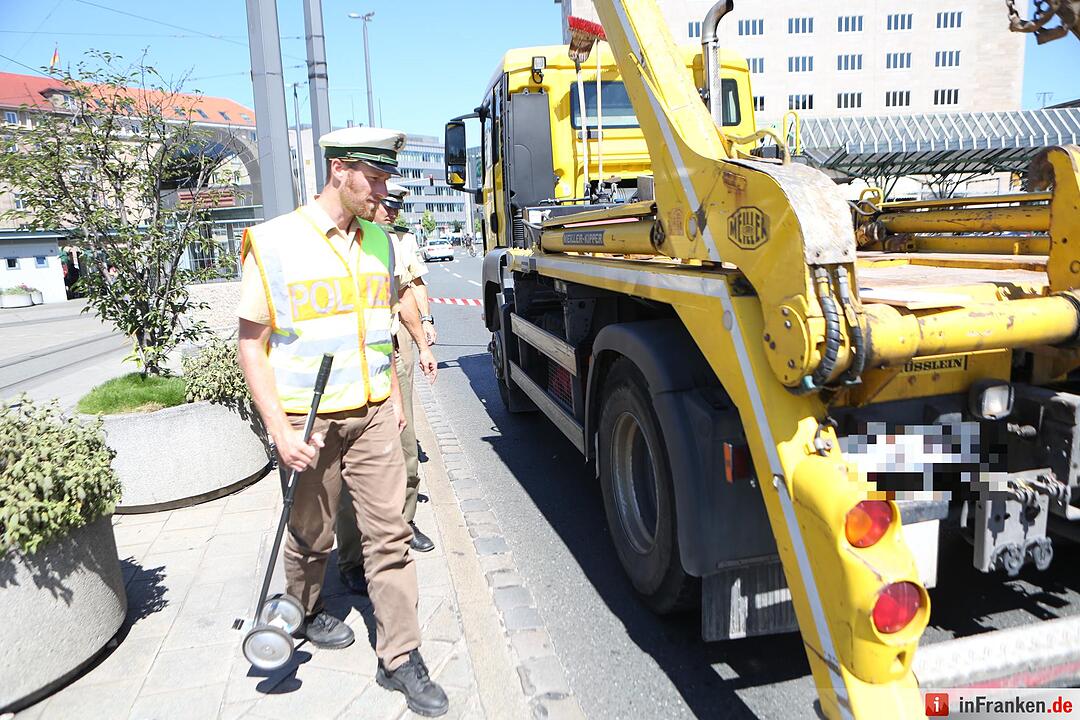 Hauptbahnhof Nürnberg: Mann wird von Lkw totgefahren