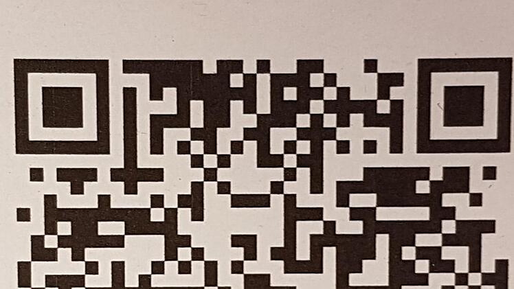 Per QR-Code geht's zur App. Foto: Marco Meißner