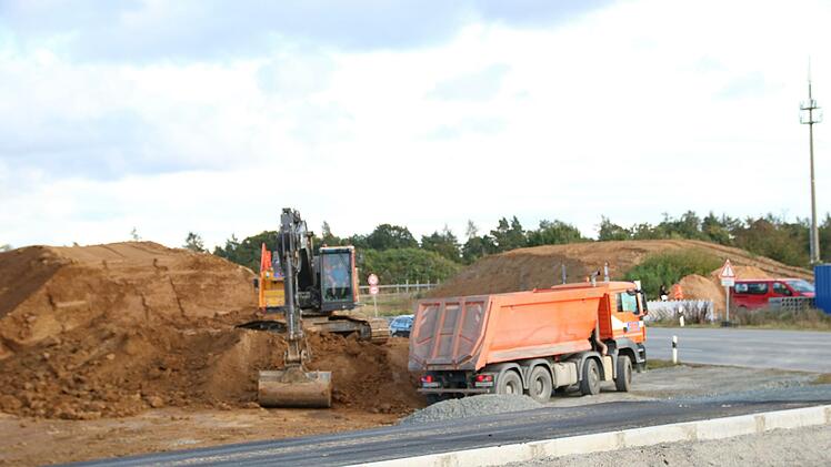 Großbaustelle: Bei Thurnau wird die A 70 verlegt. Foto: Jürgen Gärtner