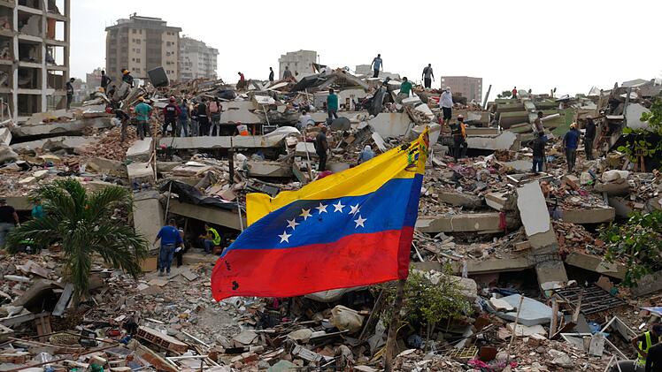 Nach den Erdbeben in Venezuela