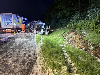 A7 bei Würzburg: Unfälle mit mehreren Fahrzeugen