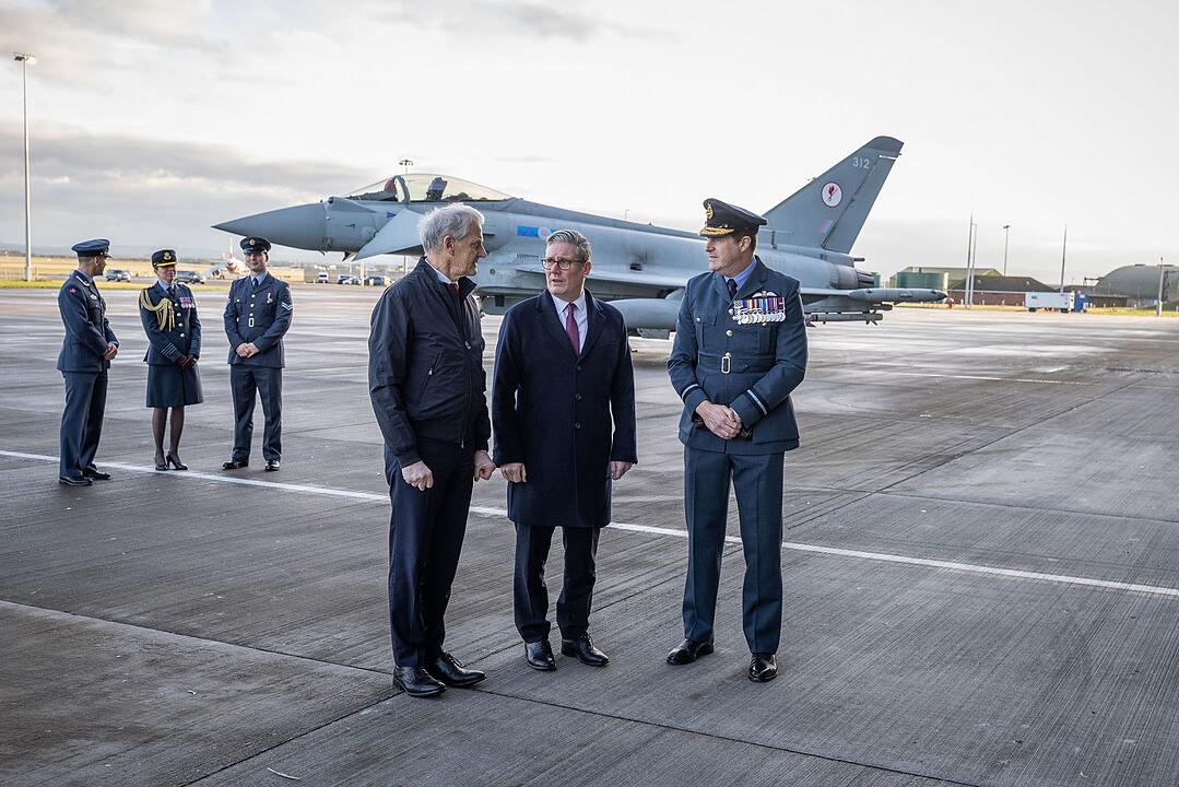 Norwegens Ministerpr&auml;sident Store in Lossiemouth