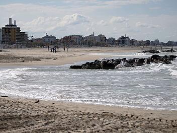 Strand an der italienischen Adria