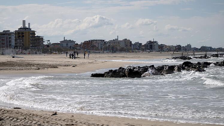 Strand an der italienischen Adria