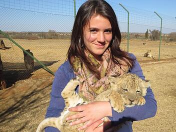 Sophia Sabre hat in Südafrika einprägende Erfahrungen mit Tieren gemacht. Fotos: privat
