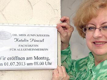 Katalin Pánczél ist voller Vorfreude auf ihre Patienten. Foto: Peter Rauch