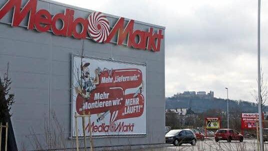 Jetzt auf der Lauterer Höhe zu finden: Die Elektrohandelskette Mediamarkt ist von Rödental hierher gezogen und eröffnet am Donnerstag um 8 Uhr den neuen Markt in der Niorter Straße. Foto: Simone Bastian