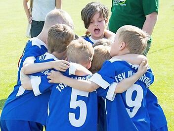 Die bisherige Spielgemeinschaft des TSV Mönchröden und FC Oberwohlsbach (hier die F-Junioren) wird ab der kommenden Spielzeit auf die SG Rödental und den VfB Einberg ausgedehnt.  Foto: privat
